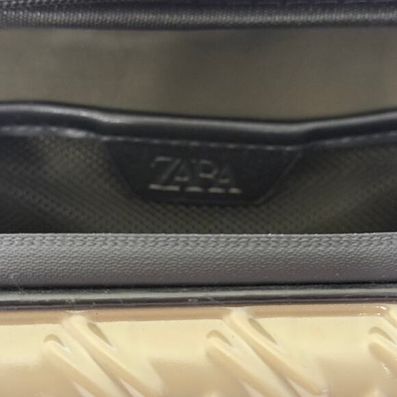 Zara Rigid Crossbody Hard Shell Purse Bag Army Green - Picture 3 of 7